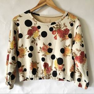 Zara Trafaluc // crop sweatshirt S